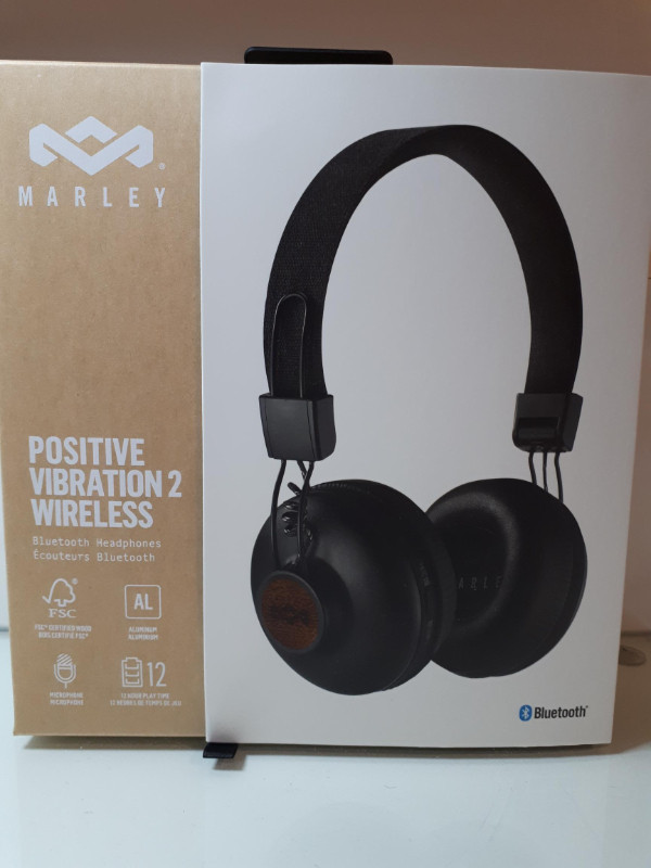 House of Marley Positive Vibration 2 On-Ear Bluetooth Headphones in Headphones in Oakville / Halton Region