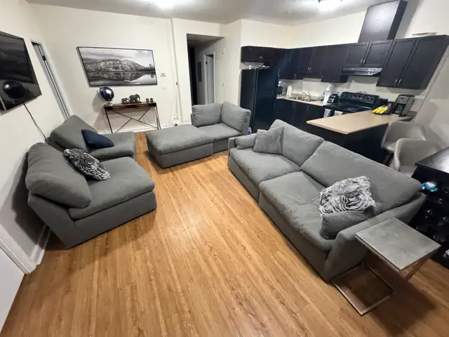 6 piece large feather sectional  in Couches & Futons in Kingston - Image 9