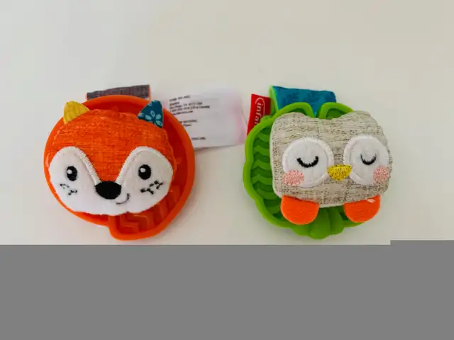 BABY RATTLES FOR THE FEET AND WRISTS-LIKE NEW in Multi-item in Edmonton - Image 3