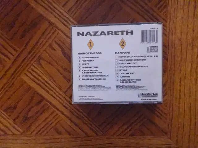 Hair Of The Dog/Rampant  (2 CDs) – Nazerth  near mint  $12.0062863265336835121