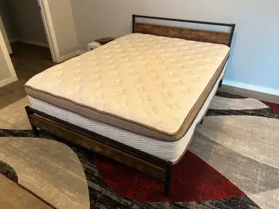 QUEEN MATTRESS & FRAME, View more