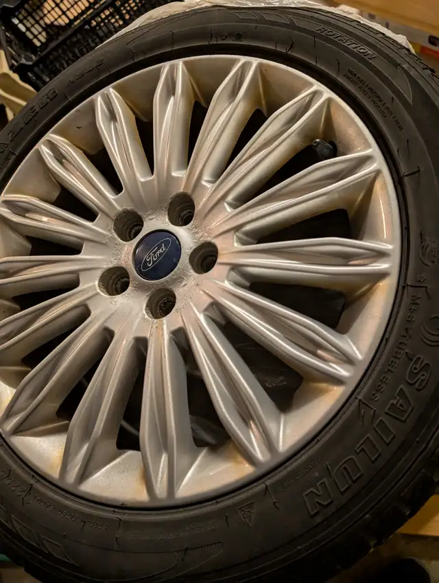 Winter Tires & Rims for Ford Fusion 225/50/R17 in Tires & Rims in London - Image 2