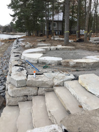 Armour stone / Steps / Retaining walls Belleville