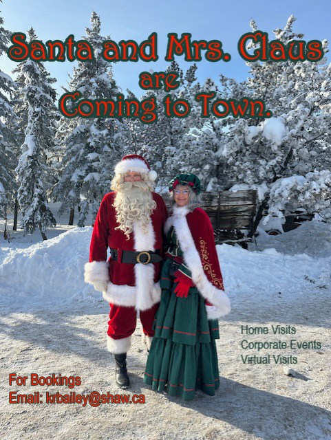 SANTA & MRS. CLAUS are coming to town