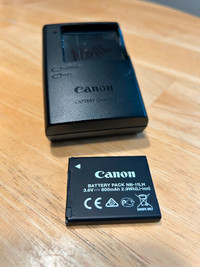 Canon NB-11LH Battery and Charger.