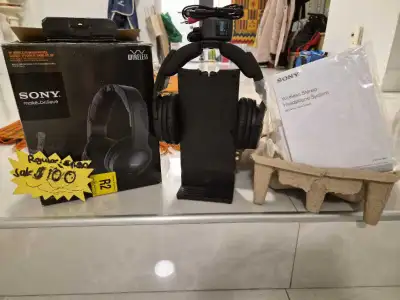 Sony wireless stereo headphones , View more
