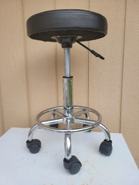 Adjustable Swivel Padded Salon Stool