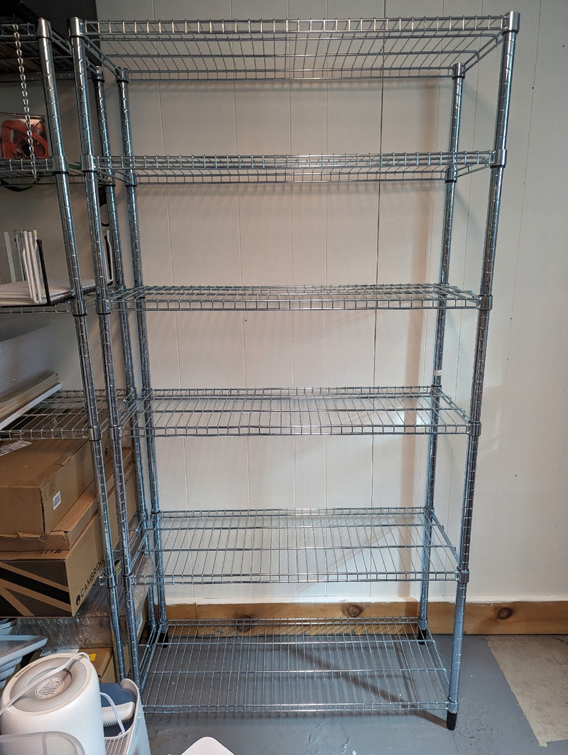 Ikea Omar 6 shelf metal shelving unit | Bookcases & Shelving Units | Guelph  | Kijiji