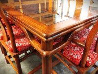 Asian Table and Six Chairs