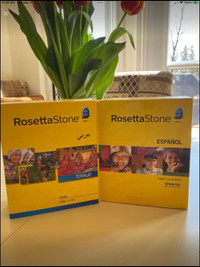 Rosetta Stone, Spanish and Arabic 