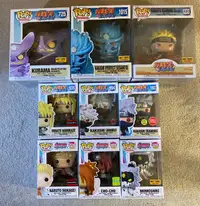 Assorted naruto exclusive funko pop figures for sale 