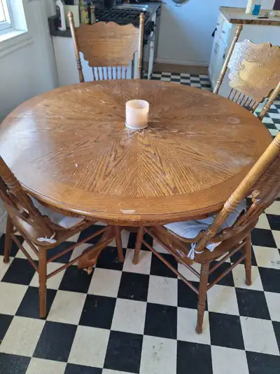 Dining Table with 4 Chairs, View more