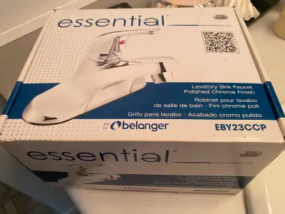 Essential Belanger Lavatory Faucet. New with box. Asking $30 or best reasonable offer.