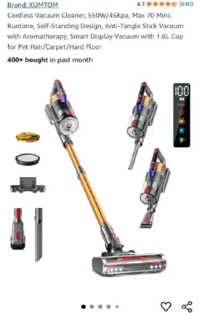 Xumtom Cordless Vaccuum Cleaner, View more