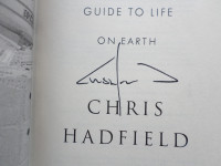 Astronaut Chris Hadfield Hand Signed Book