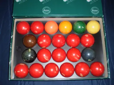 Snooker Pool Balls, Boxed, View more