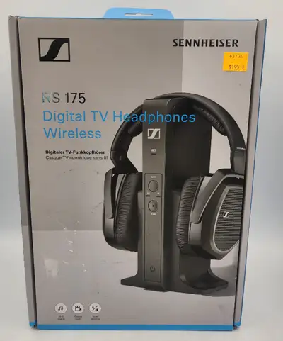 Sennheiser RS 175 Digital TV Wireless Headphones *New/Open Box*, View more
