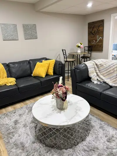 Experience comfort in our chic 2 bedroom basement suite! (Lease is negotiable) The suite is fully fu...