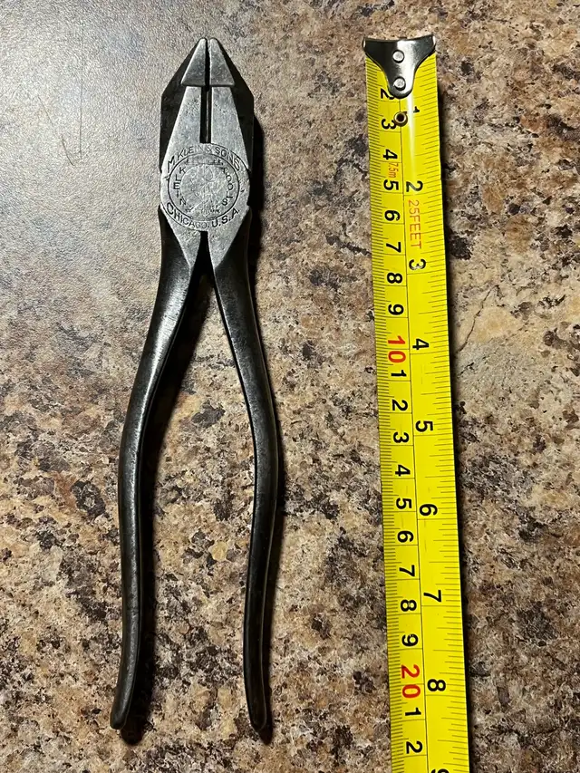 M Klein And Sons vintage pliers in Hand Tools in Kawartha Lakes - Image 9