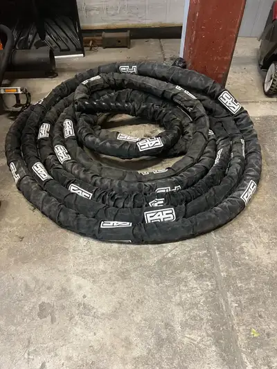  2” x 50 ft Battle Rope (Heavy Duty w/ Cover) – Gym Qua, View more