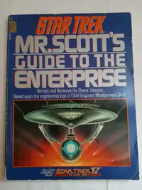 Vintage Star Trek Mr. Scott's Guide to the Enterprise (1987)