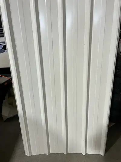 16’ white sheet metal, View more