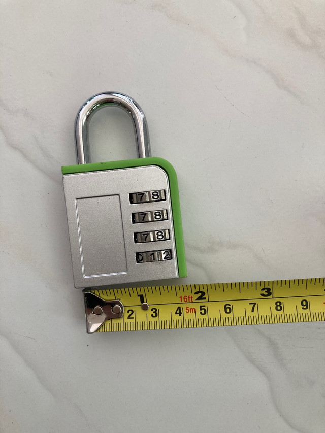 4 Digt Waterproof Stainless Steel Digit Combination Lock Padlock in Other in City of Toronto - Image 4