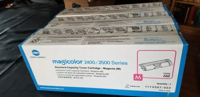 3 Cartouches d’encre laser couleur Konica Minolta (neuves) in Printers, Scanners & Fax in Longueuil / South Shore - Image 2