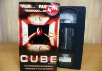 Cassette VHS: film. Cube.
