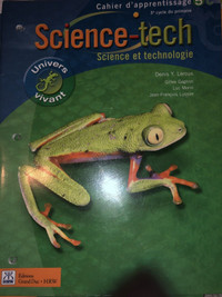 Science tech cahier d’apprentissage 5C 