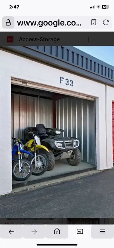 Limited space All year long storage available Indoor facility $70 per month Whether you get stuck in...