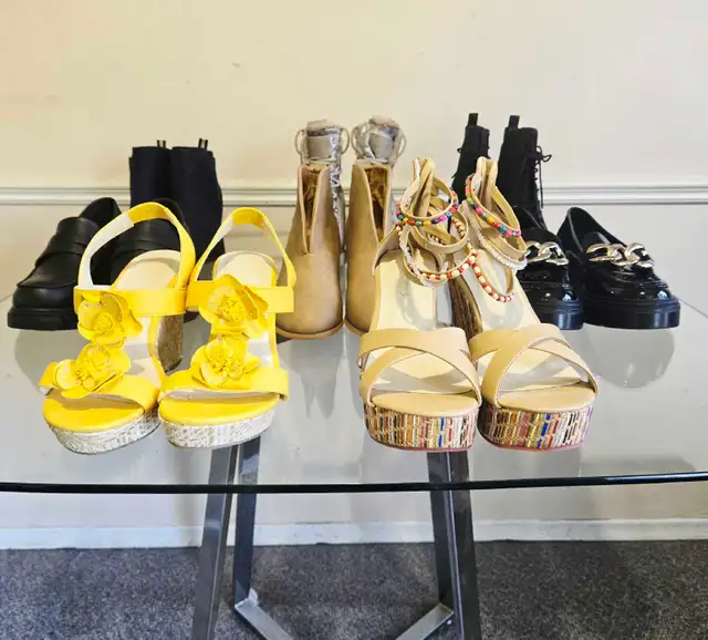 Women’s Shoes Size 9 Lot – Aldo, Cougar, Ardene Boots & Sandals in Women's - Shoes in Kitchener / Waterloo - Image 6
