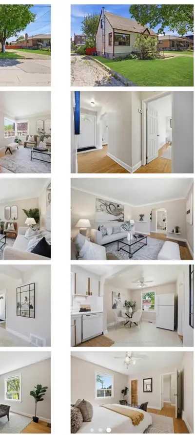 3 bedrooms and two bathroom with basement included! Lots of Parking, freshly painted, 1 additional r...