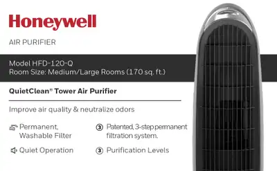 Air Purifier Honeywell, Purificateur air, View more