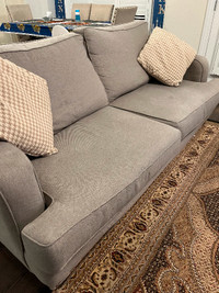 Grey 3 seater sofa set