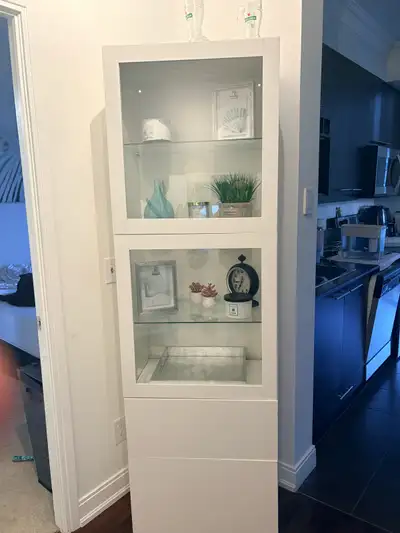  free white cabinet, View more
