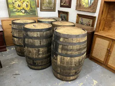 For Sale or Rental. Whiskey Barrels., View more