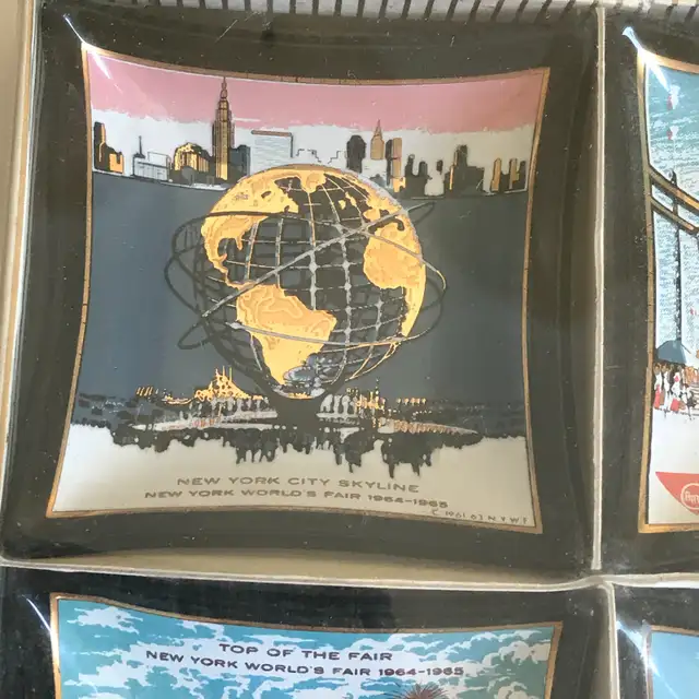 World's Fair New York City Souvenir Tray Gifts Houze Arts in Arts & Collectibles in Ottawa - Image 3