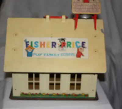 Vintage Fisher Price Toys Vintage fisher price school Vintage 1971 Fisher Price Little People Play F...