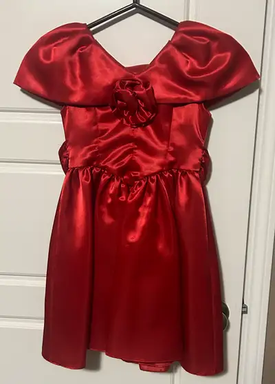 fancy red dress, View more