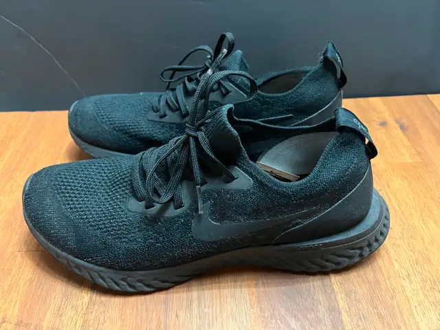 Nike Epic React Flyknit Triple Black Running Size 963436969907971122