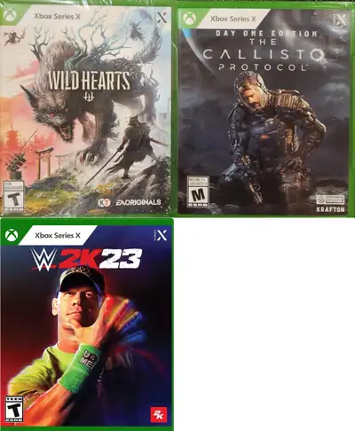 XBOX Series X Games (see description prices), View more