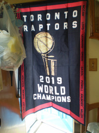 Raptors Banner 2019 NBA Champions 4 games out of 6