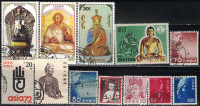 Buddha Stamps, 12 Different