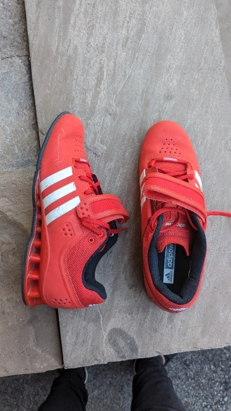 Adidas Red men's weightlifting shoes in Men's Shoes in Mississauga / Peel Region - Image 4