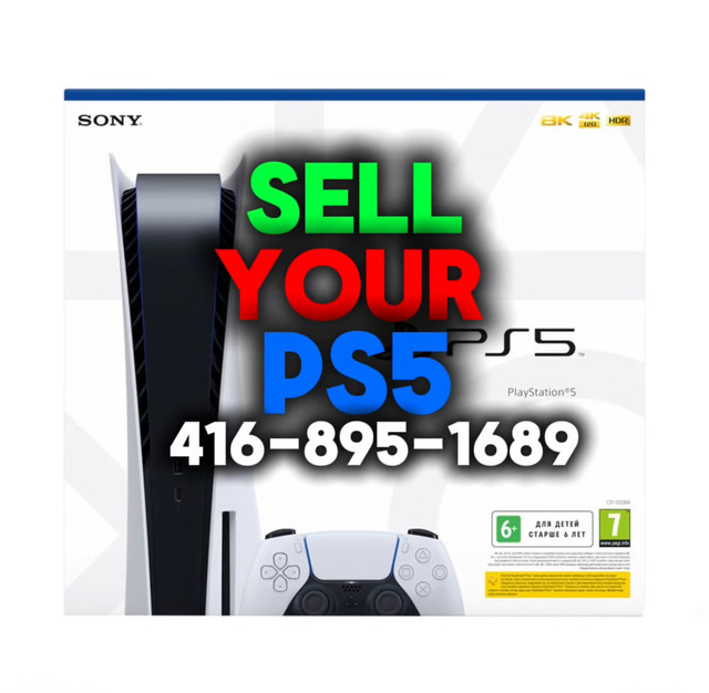 SELL YOUR PS5, Ps5 slim, ps5 disc in Sony Playstation 5 in Mississauga / Peel Region