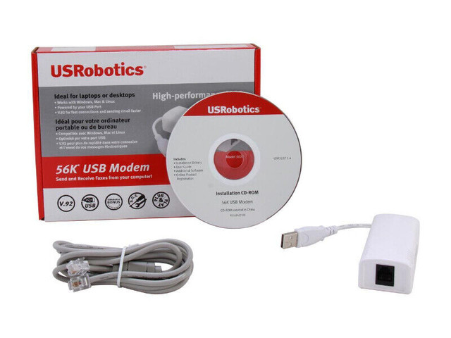 US Robotics 56K V.92 USB Modem USR5637 dans Réseaux  à Longueuil/Rive Sud