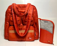 Lug Orange Puddle Jumper & Cosmetic Bag
