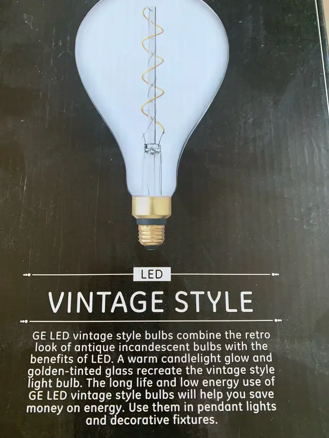 Pendant light with oversized vintage Look Bulb in Indoor Lighting & Fans in Calgary - Image 6