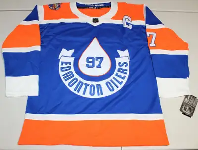 Edmonton Oilers Connor McDavid 2023 Heritage Classic Jersey L, View more